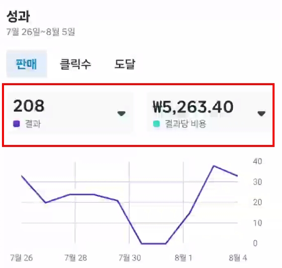 교육상품 · 랜딩 제작 및 메타 광고 11일간 DB 208건